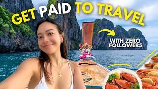 How to Get Paid to Travel in 2025 (with ZERO followers!)