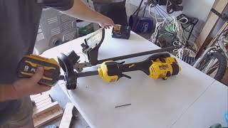 Dewalt 60V String Trimmer and attachments Common Sense DIY E13