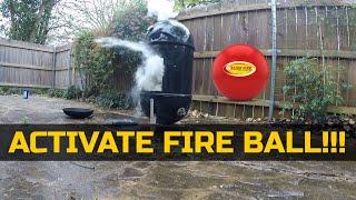 Putting out a FIRE with a BALL? Elide Fire Extinguisher