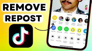 How to Delete/Remove Repost on TokTok 2023 | Remove Repost on TikTok