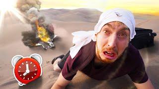 OVERNIGHT SURVIVAL CHALLENGE IN DESERT! *SIMULATION*