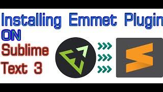 How To Install Emmet Plugin On Sublime Text 3.|||||||