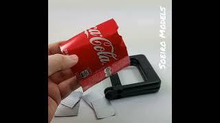 fazendo telhas de alumínio na escala 1/35 com lata de Coca-Cola #scratchbuild #craft #diy #handmade