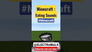Minecraft : Eating Sounds #ELECTRoWoL4 #minecraft #minecraftasmr #asmr #mukbang #asmrgaming #memes