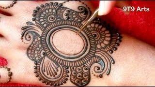 Pongal 2025: Very beautiful simple mehndi design | Back hand mehndi design | Mehndi Design | mehndi