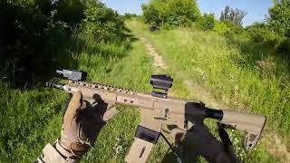 GBBR tapped with HPA | Noveske N4 DE GBBR MWS Airsoft gameplay