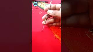 Aari work Starting point #shorts #shortsvideo #handembroiderywork #youtubeshorts#aariwork #stitch