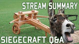 Camelot Unchained - Stream Summary 04 - Siegecraft System