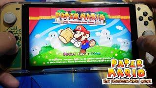 Paper Mario: The Thousand-Year Door Unboxing and Gameplay on Nintendo Switch OLED