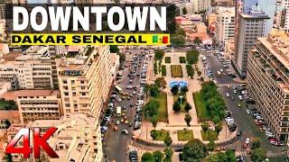 Drive Through Downtown Dakar Senegal | Europe in Dakar Senegal Africa | Mini Paris of Africa