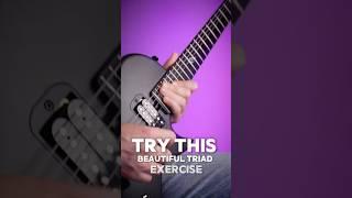 Try this beautiful triad exercise! #guitarchords