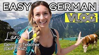 Easy German Vlog for Beginners | Wandern in Deutschland (Comprehensible Input)