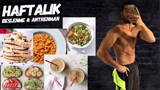 HAFTALIK BESLENME VE EGZERSİZ RUTİNİM | VEGAN SPORCU BESLENMESİ 