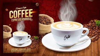 Gimp Tutorial : Coffee Poster Design