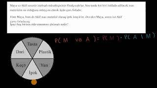 Nümunə: Asılı olmayan hadisələr üçün vurma qaydası (sinif 11+)