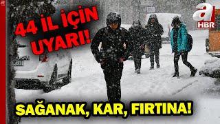 Meteoroloji 44 İli Uyardı: Fırtına, Sağanak Ve Kar Geliyor | A Haber