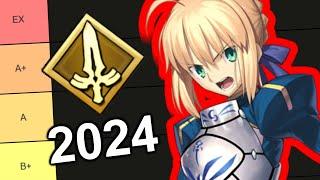 Fate/Grand Order – Saber Tier List 2024