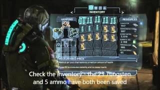 Dead Space 3 Chapter 14 Infinite Items Exploit