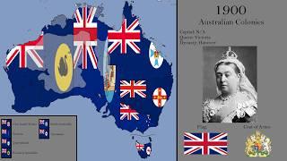 The History of Australia with Flags: Every Year