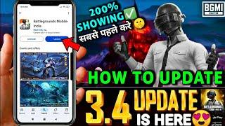 HOW TO UPDATE BGMI 3.4 | BGMI NEW UPDATE KAB AAYEGA | UPDATE NOT SHOWING PLAYSTORE | BGMI 3.4 UPDATE