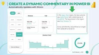 Create a Dynamic Commentary in your Power BI Reports with Smart Narrative