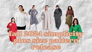 fall 2024 plus size simplicity patterns | aaronica sews