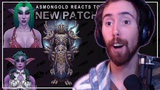 Asmongold Reacts to New Models, Armor Sets, Mounts, and More From Patch 8.1 With Mcconnell