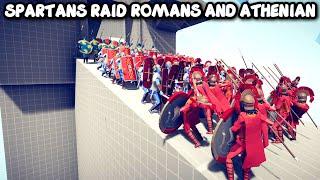 SPARTANS Vs ROMANS + ATHENIAN - TABS - Totally Accurate Battle Simulator