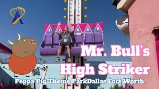 Mr  Bull's High Striker at Peppa Pig Theme Park Dallas Fort Worth