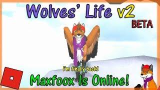 ROBLOX - Wolves' Life v2 BETA - Maxfoox Is Online! #50 - HD