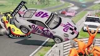 Realistic Racing Crashes #81 | BeamNG Drive