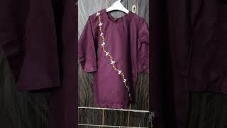 Simple Sindhi embroidery kurta#sindhi design#hand work#yt short#S.S.Crestions.