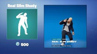 Purchasing The Real Slim Shady Emote On The Item Shop On Fortnite Chapter 5 Season 1: Underground