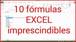 Las 10 fórmulas de Excel que ya deberías conocer