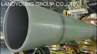 The production of GRP pipe 220317