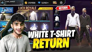 BLACK T SHIRT RETURN  Free Fire MAX