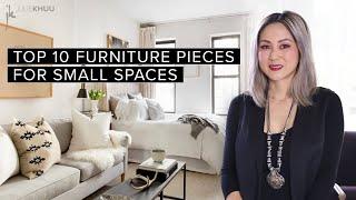 TOP 10 Furniture Pieces for Small Spaces (Perfect for Apartments & Studios!) - SMALL SPACE SERIES