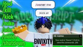 Roblox OP Admin Command Script ~ Kill / Kick, Nuke & More! | Break In 2 Owner Script