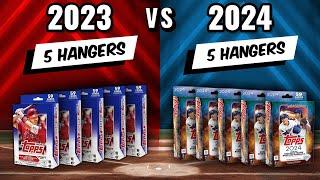 CANT GO WRONG WITH EITHER YEAR!! 2024 TOPPS UPDATE HANGERS VS 2023 TOPPS UPDATE HANGERS