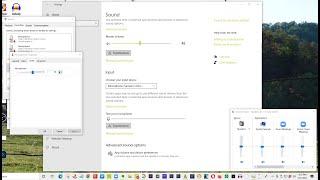 Adjusting microphone sensitivity on a Windows 10 version with a USB mic