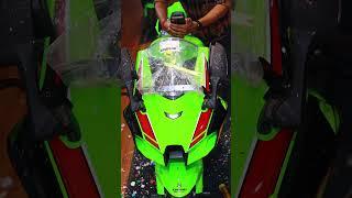 Moment with My New Kawasaki Ninja ZX10R - Must Watch!  #shorts #rrdvlogs #kawasakininjazx10r