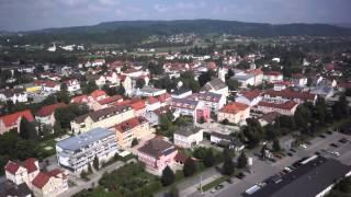 Stadt Simbach am Inn aus der Vogelperspektive