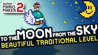 Climbing to the Moon | Marvelous Traditional Level ― Super Mario Maker 2 Best Levels