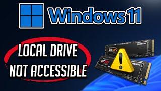 Access Is Denied in Windows 11/10 Fix Local Drive Is Not Accessible FIX [2024]