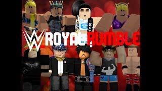 ROBLOX WWE WRESTLING 2021 Men's Royal Rumble Match!