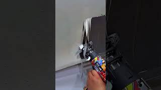 Watch Hot Air Gun & Scraper Strip Car Paint Like Magic!  Satisfying Auto Paint Removal #shorts