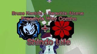 Bruce Kenichi + Sarachia Akuma Freestyle Combo | Shindo Life