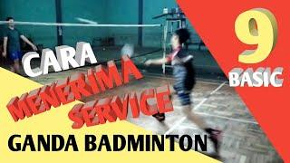 9 TECHNIQUES TO ACCEPT SERVICE Double Badminton (English Subtitles)