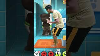 Talking Tom toilet Funny Real life Video  #shorts