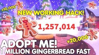 HOW TO GET GINGERBREAD VERY FAST IN ADOPT ME!️ (WORKING NEW TRICK)CHRISTMAS EVENT! ROBLOX